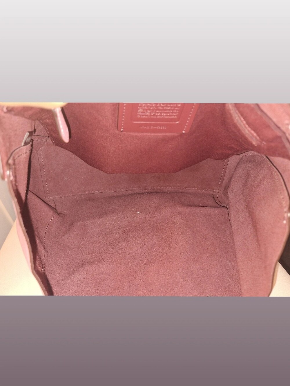 Coach Pink Derby Leather Tote EUC - Picture 4 of 6